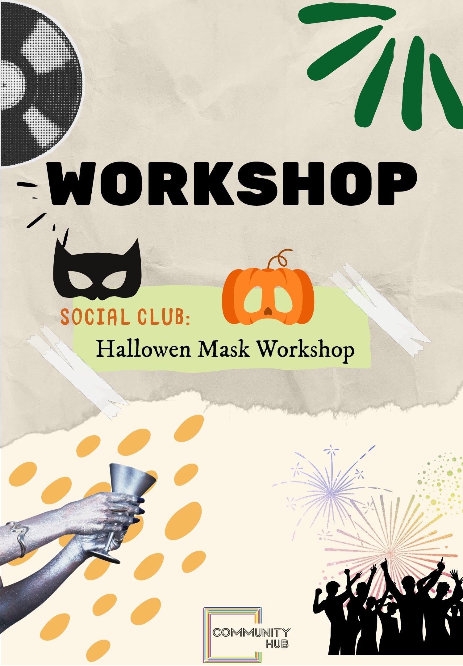 Social Club: Hallowen Mask Workshop