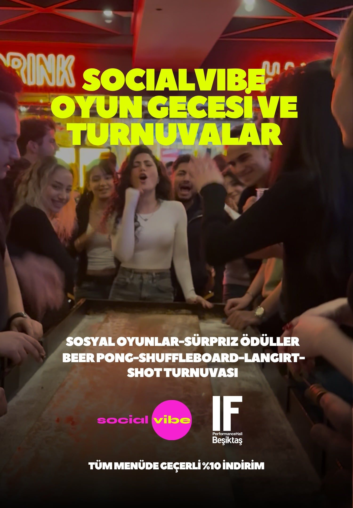 Socialvibe Oyun Gecesi ve Turnuvalar | IF Beşiktaş