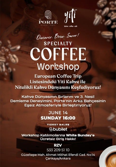 Specialty Coffee Workshop | Le Porte
