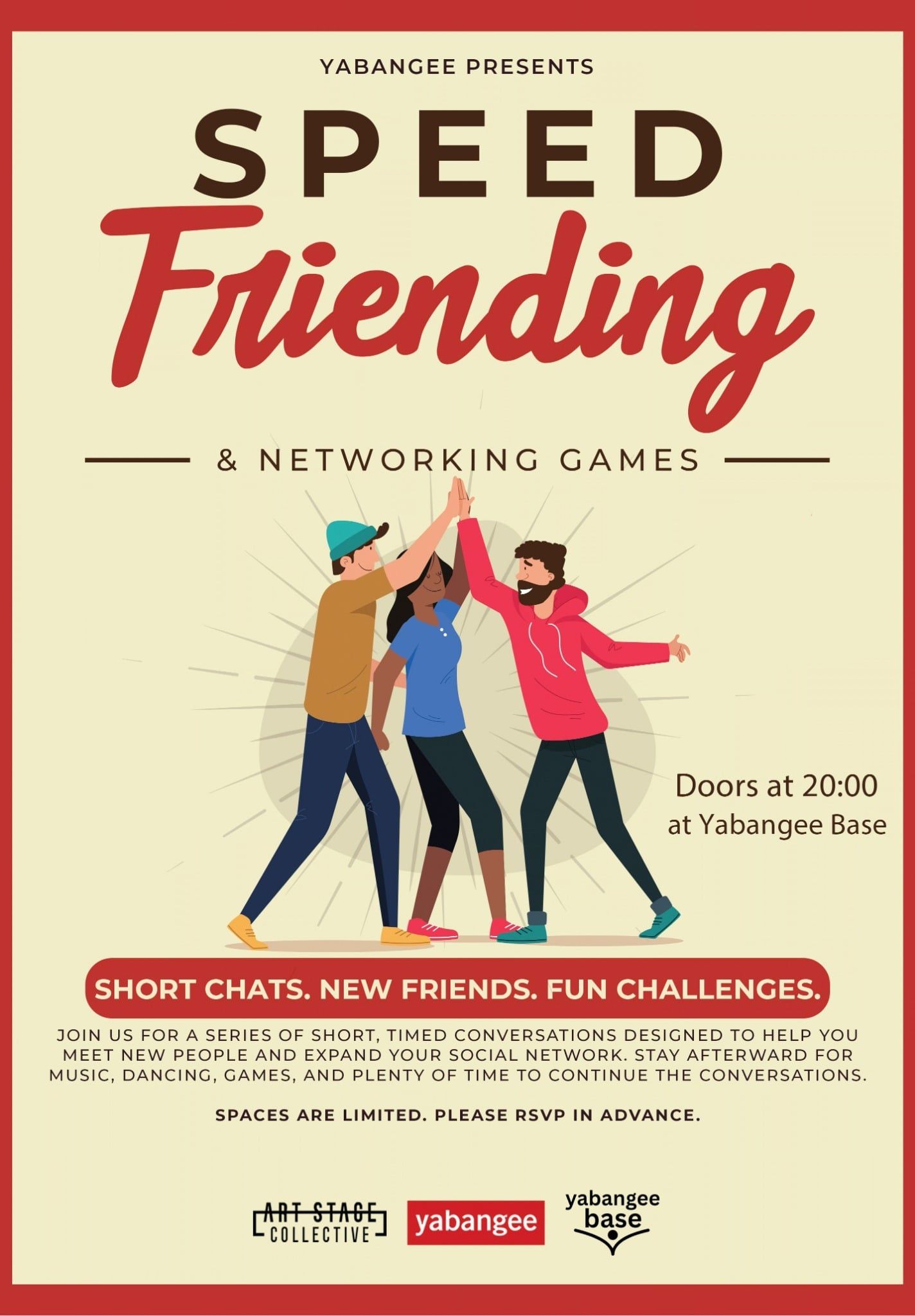 Speed Friending & Networking Games Night