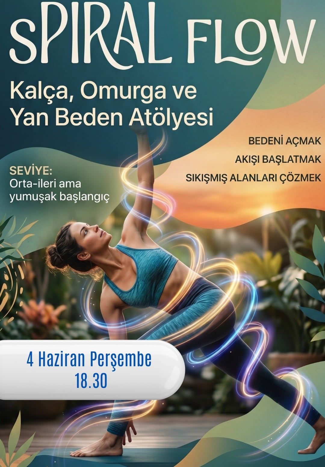 Spiral Flow: Kalça, Omurga ve Yan Beden Atölyesi