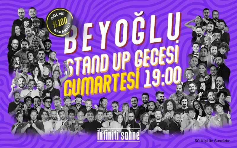 Stand Up Taksim / Beyoğlu Gecesi - Cumartesi 19:00