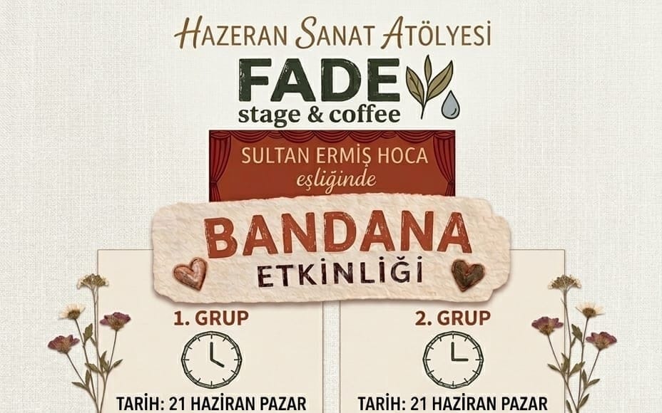 Sultan Ermiş Hoca ile Bandana Yapım Etkinliği