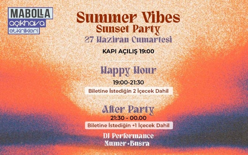 Summer Vibes Sunset Party