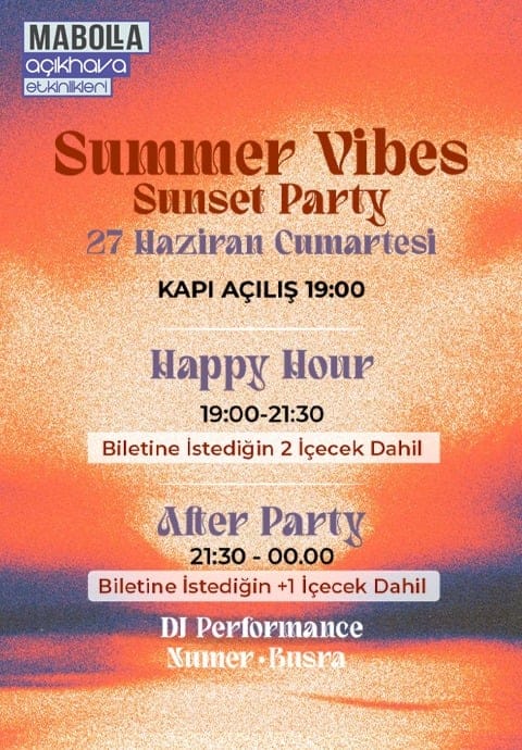 Summer Vibes Sunset Party