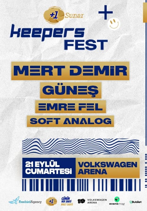 +1 Sunar: Keepers Fest | Mert Demir, Güneş, Emre Fel, Soft Analog