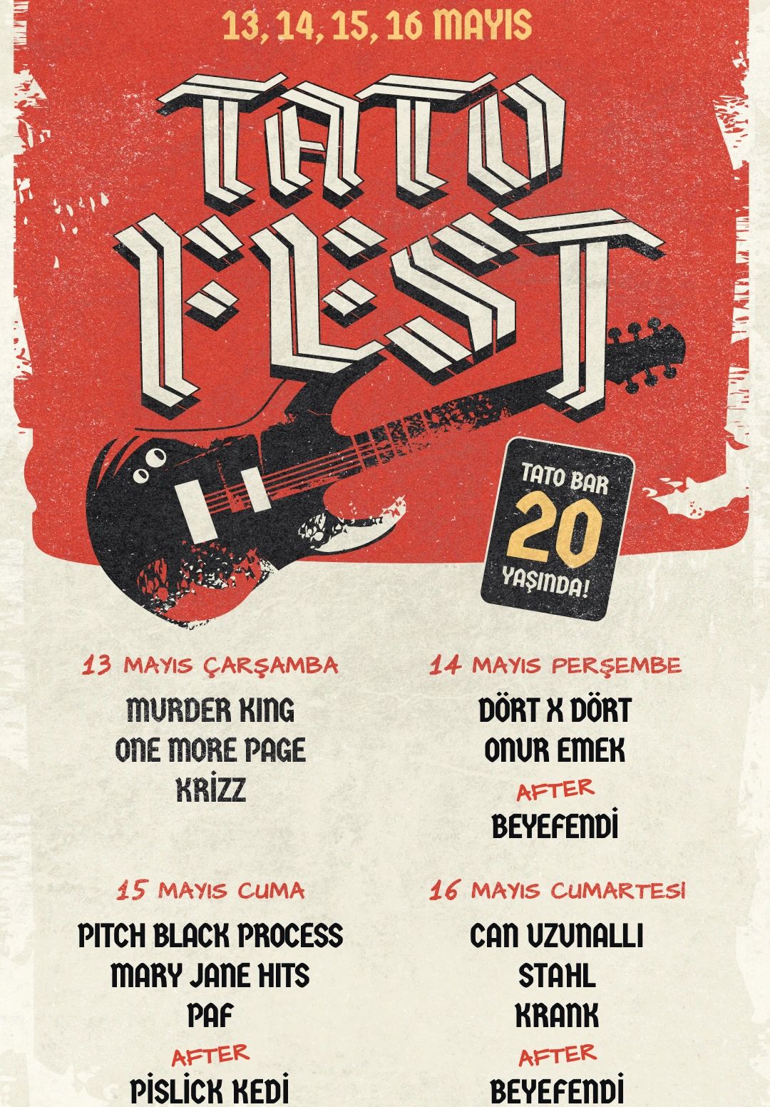 Tato Bar 20. Yıl Festivali