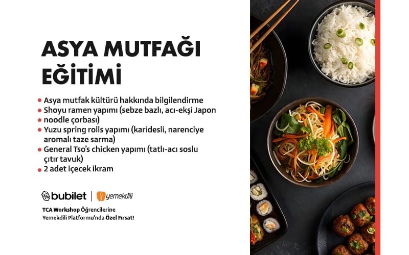TCA | Asya Mutfağı Eğitimi