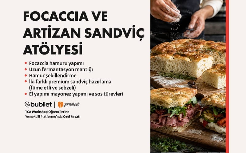 TCA | Focacia & Artizan Sandviç Atölyesi İzmir