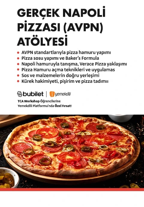 TCA | Gerçek Napoli Pizzası (AVPN) Atölyesi