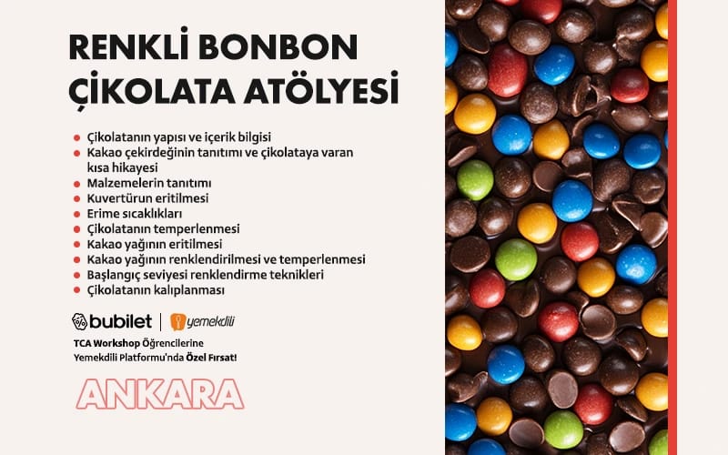 TCA | Renkli Bonbon Çikolata Atölyesi