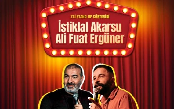 TeosFest 2025 Stand-Up Gösterileri-İstiklal Akarsu – Ali Fuat Ergüner  2’li Stand-Up
