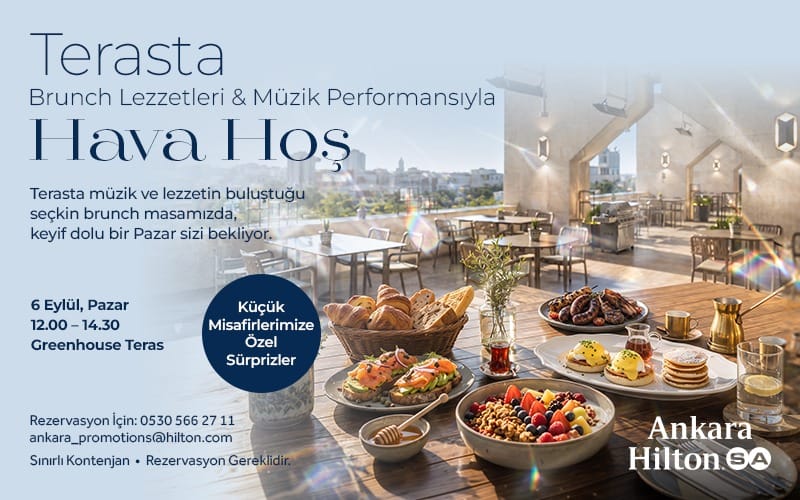 Teras’ta Pazar Brunch’ı
