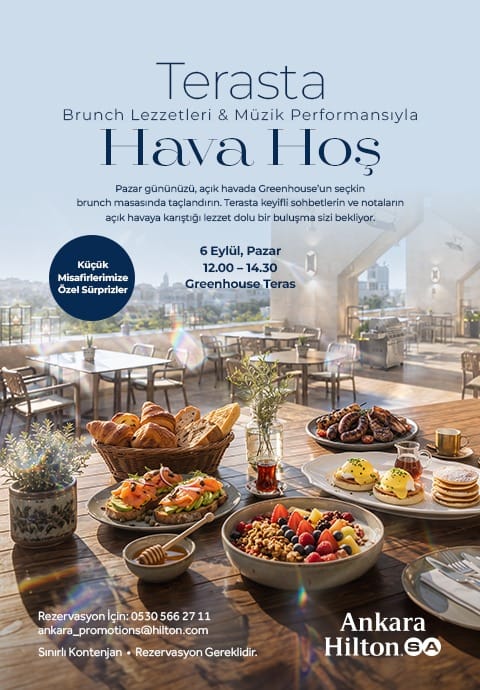 Teras’ta Pazar Brunch’ı