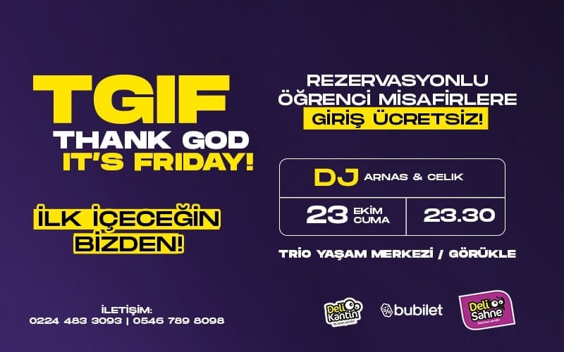 TGIF STUDENT PARTY