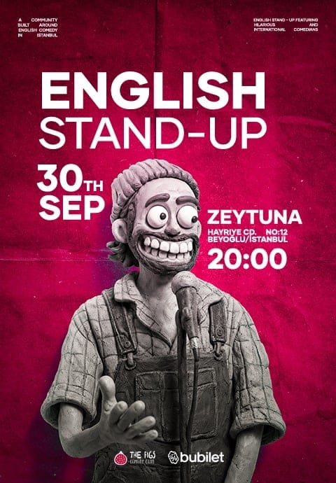 The Figs Comedy Club – English Stand-Up Night