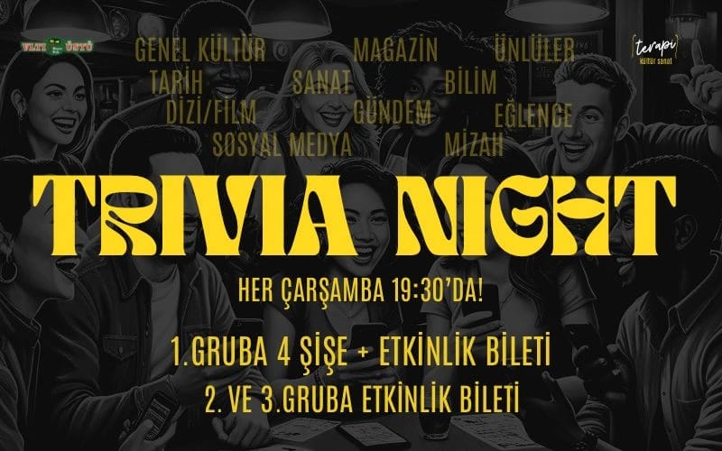 Trivia Night - Bilgi Yarışması @Çarşamba