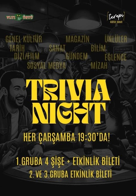 Trivia Night - Bilgi Yarışması @Çarşamba