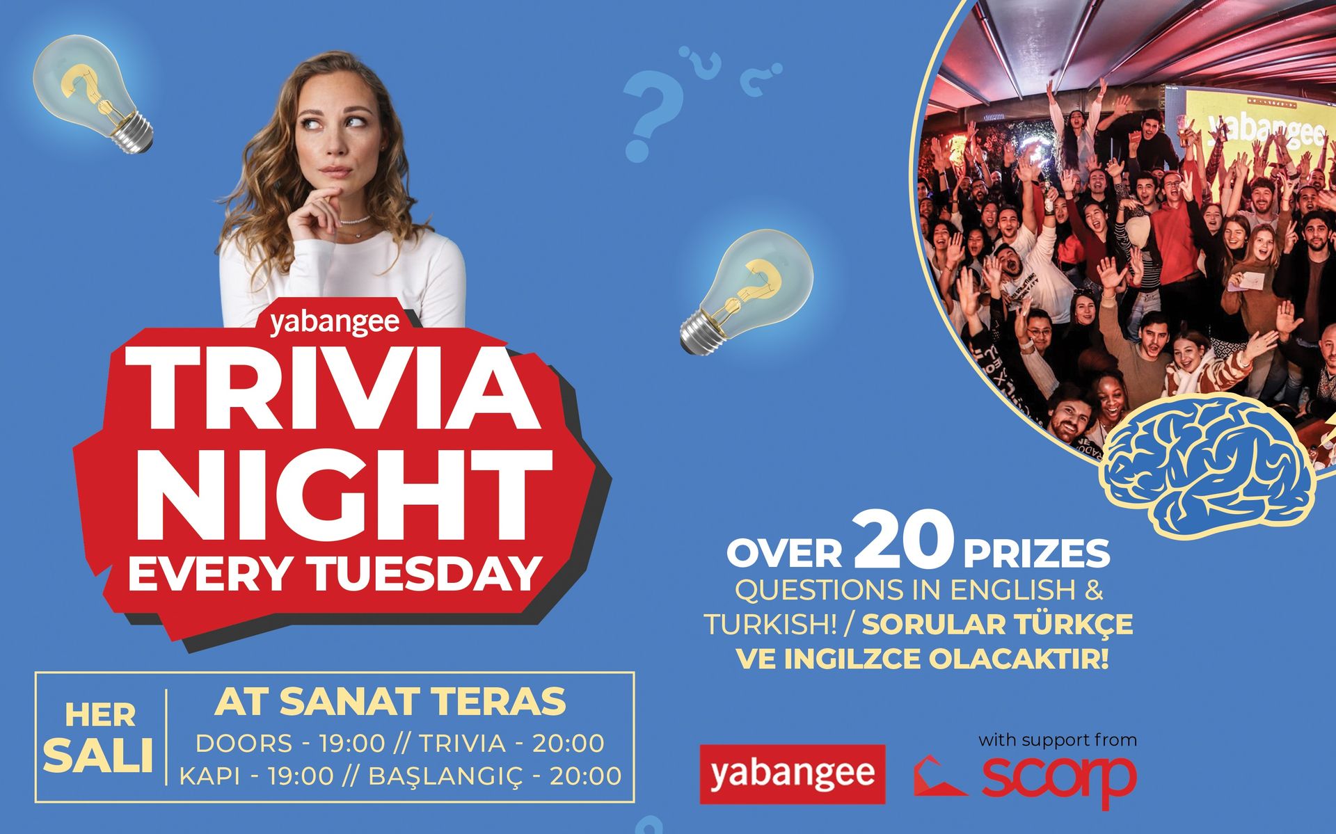 Trivia Night: Questions in English & Turkish