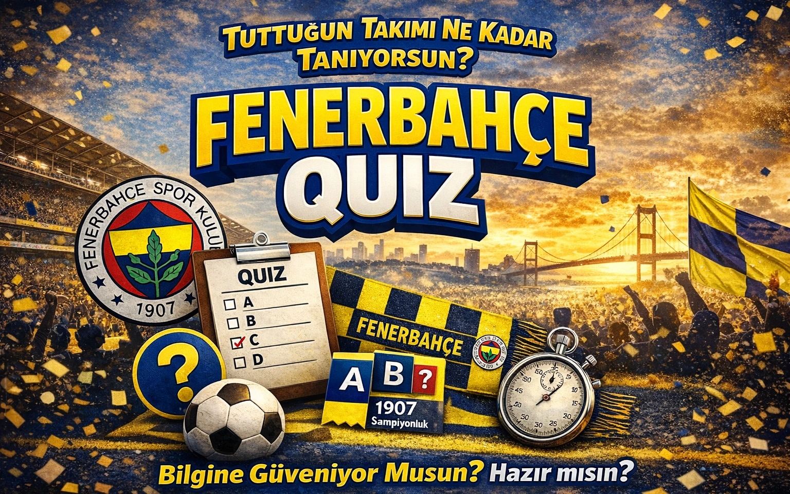 Tuttuğun takımı ne kadar tanıyorsun? - Fenerbahçe Quiz