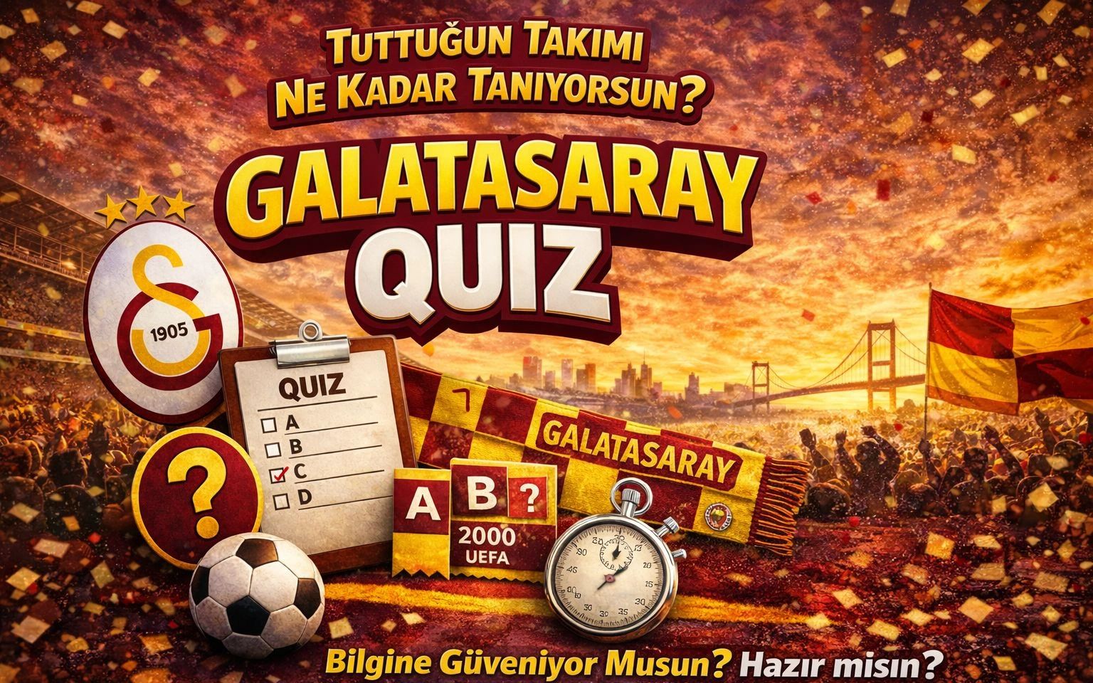 Tuttuğun takımı ne kadar tanıyorsun? - Galatasaray Quiz