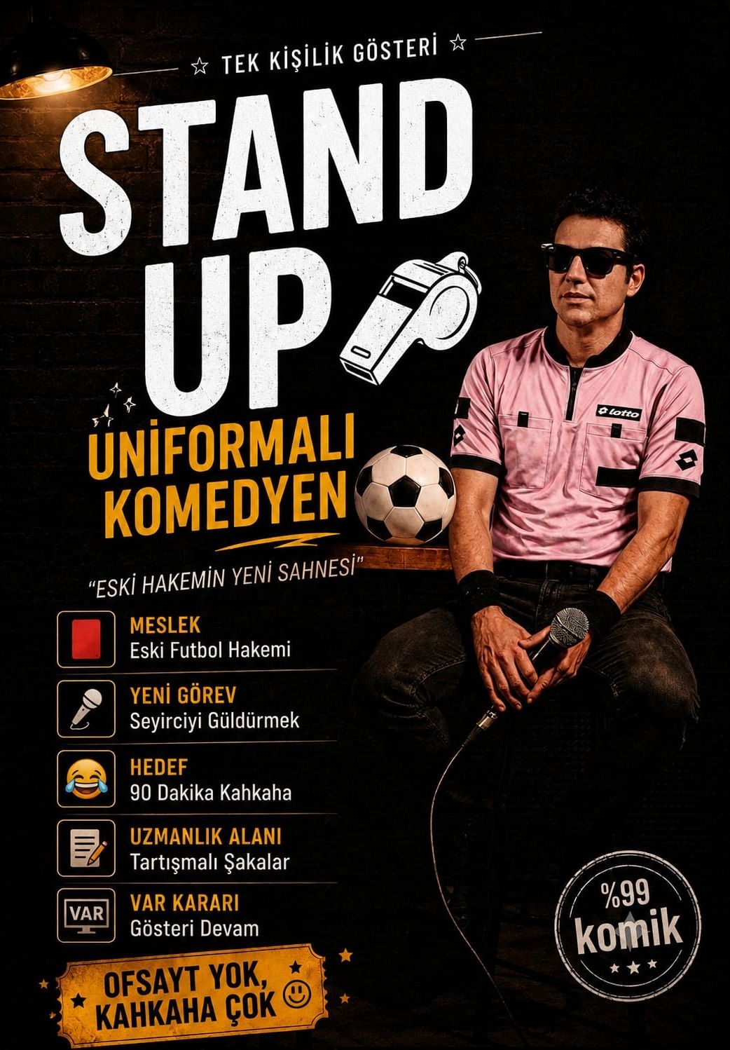 Üniformalı Komedyen Stand Up