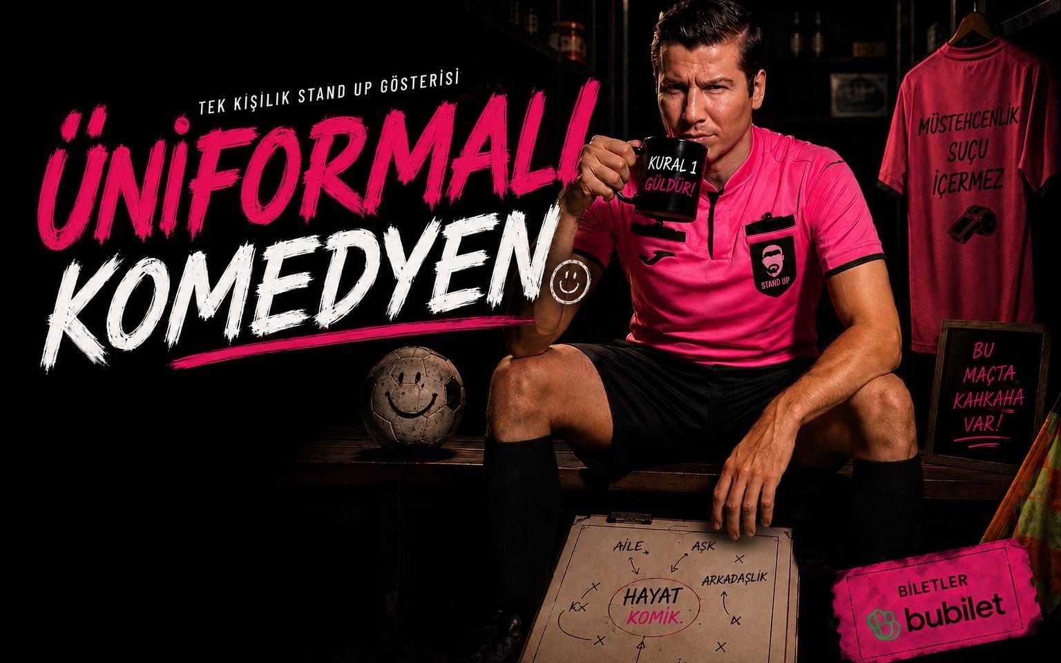 Üniformalı Komedyen Stand Up