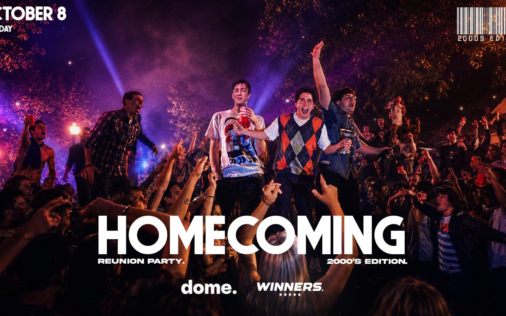UNIVERSITY HOMECOMING PARTY X 2000'S EDITION | DOME ALSANCAK