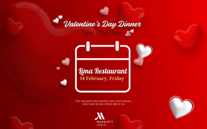 İzmir Marriott’ta Sevgililer Günü