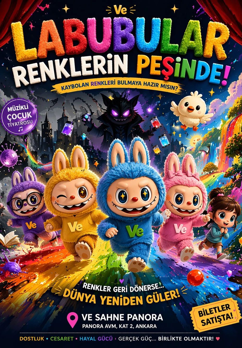 Ve Labubu Renklerin Peşinde