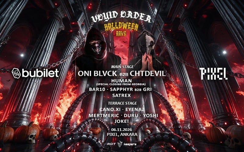 VOYID ORDER: Special Halloween Rave - ONI BLVCK B2B CHTDEVIL