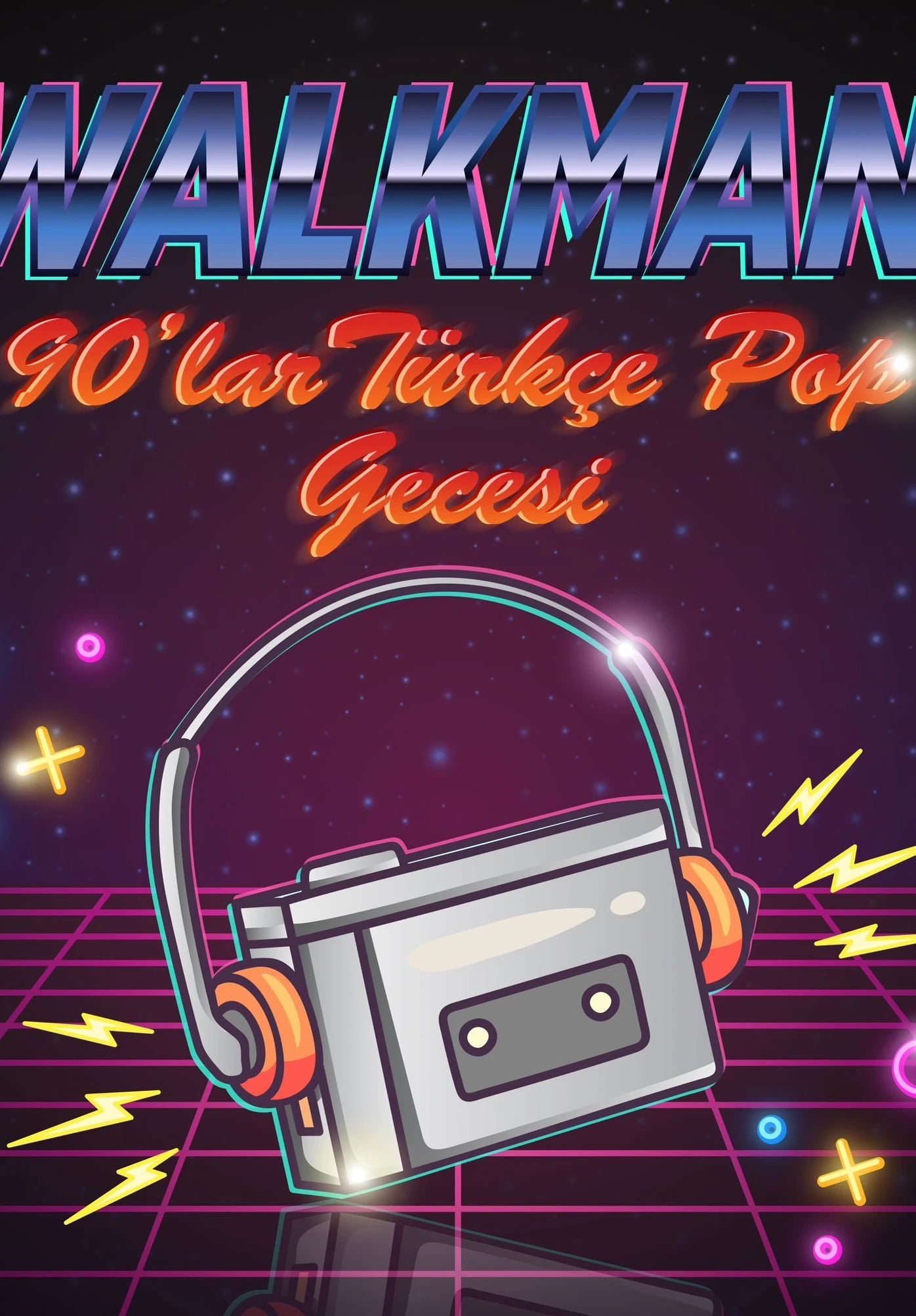 WALKMAN 90'lar Türkçe Pop Gecesi Yılbaşı Özel