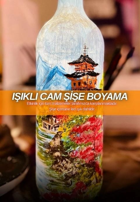 Workshop: Sanatco.Ankara | Işıklı Cam Şişe Boyama