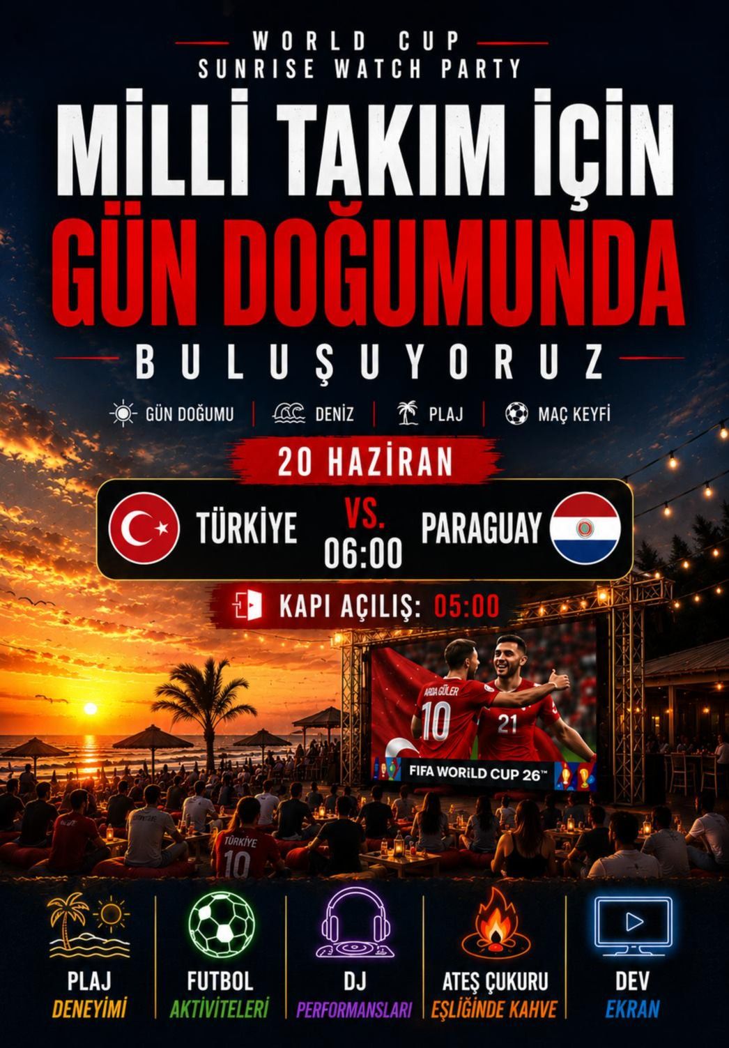 World Cup Sunrise Watch Party