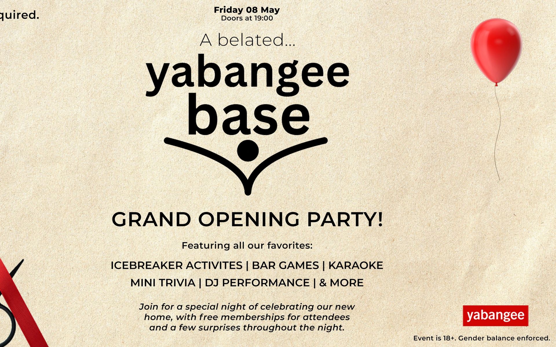 Yabangee Base: Grand Opening Celebration