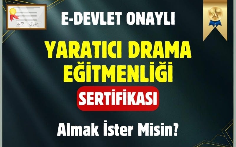 Yaratıcı Drama Eğitmeni Sertifikası