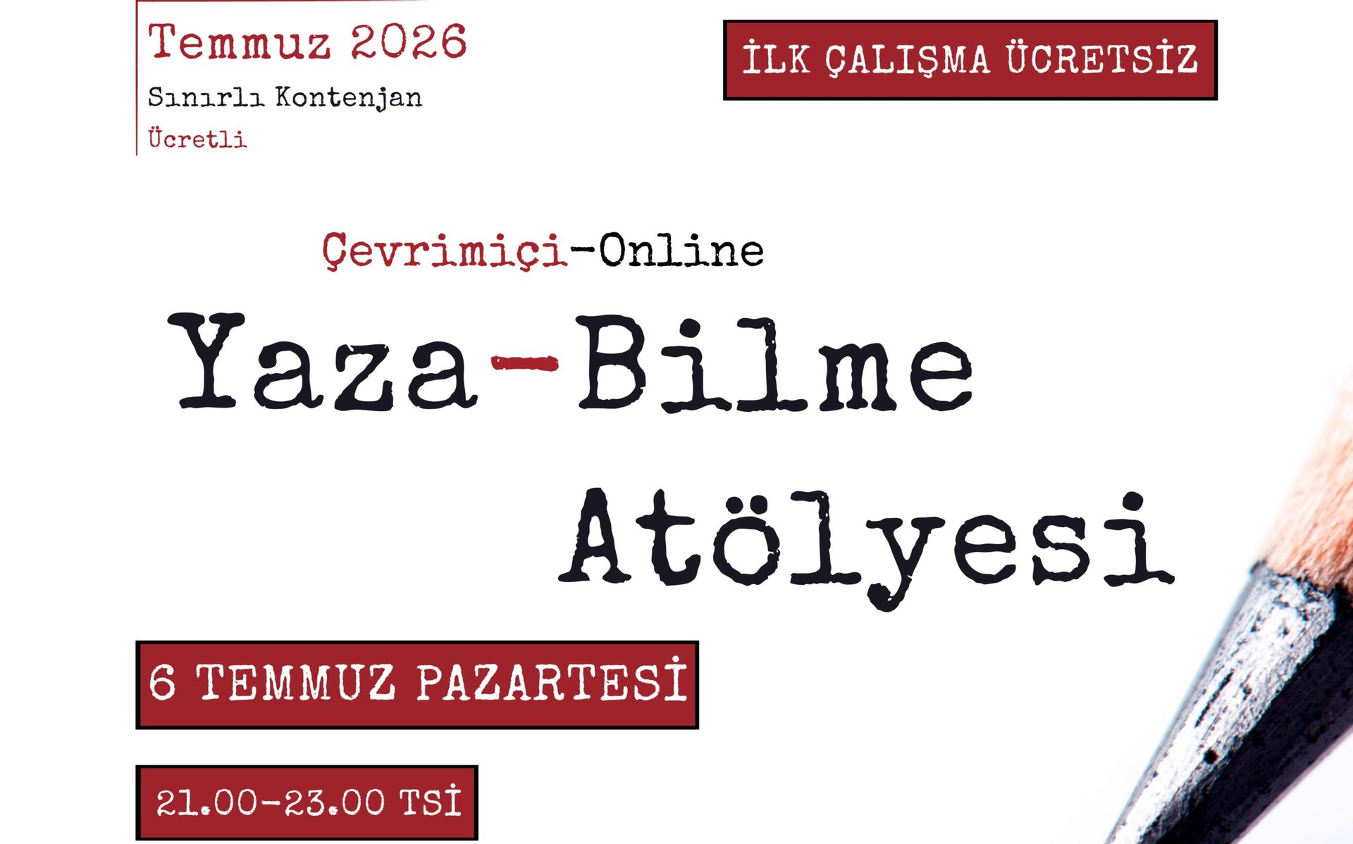 Yaza-Bilme Atölyesi