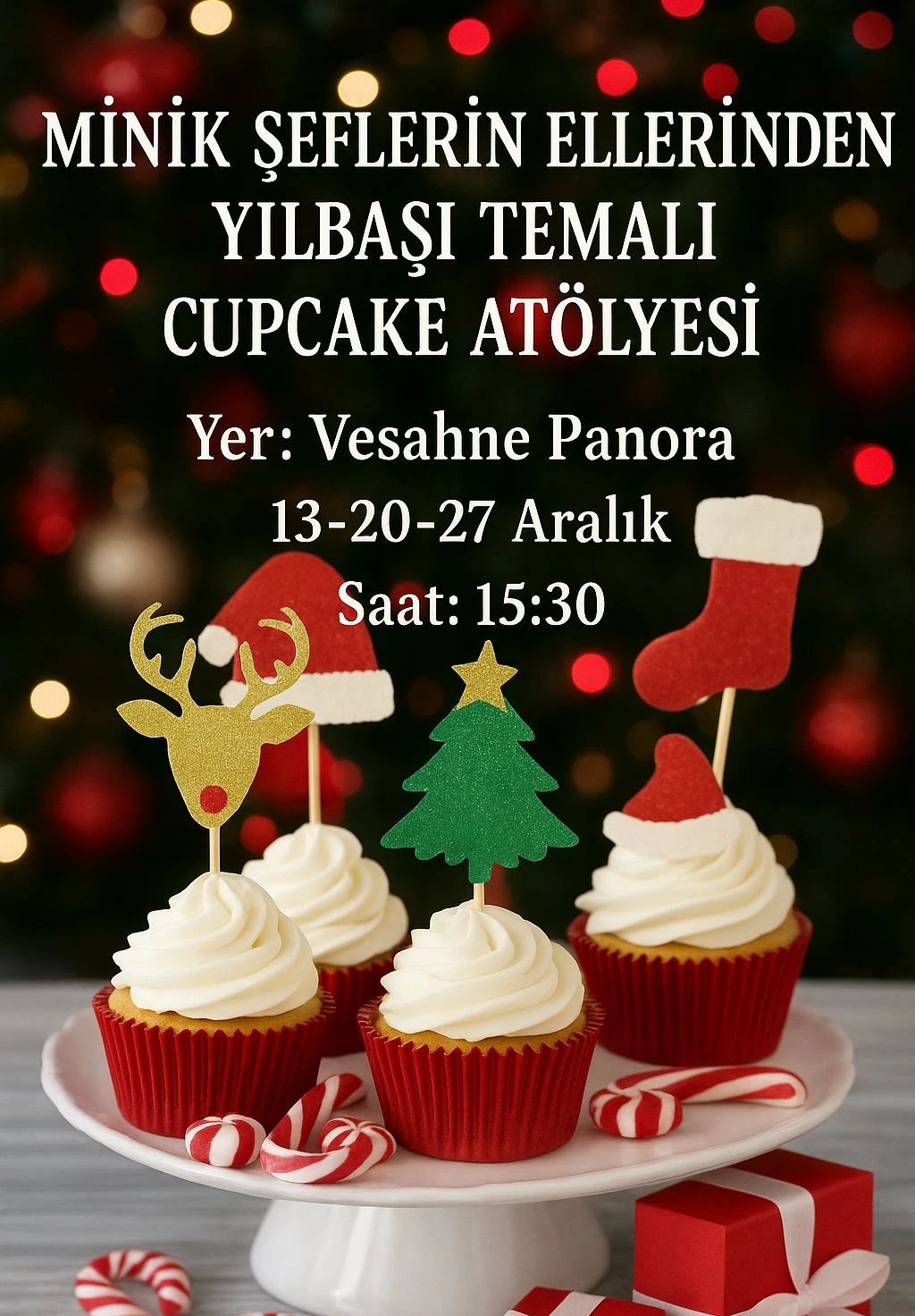 Yılbaşı Cupcake Atölyesi  
