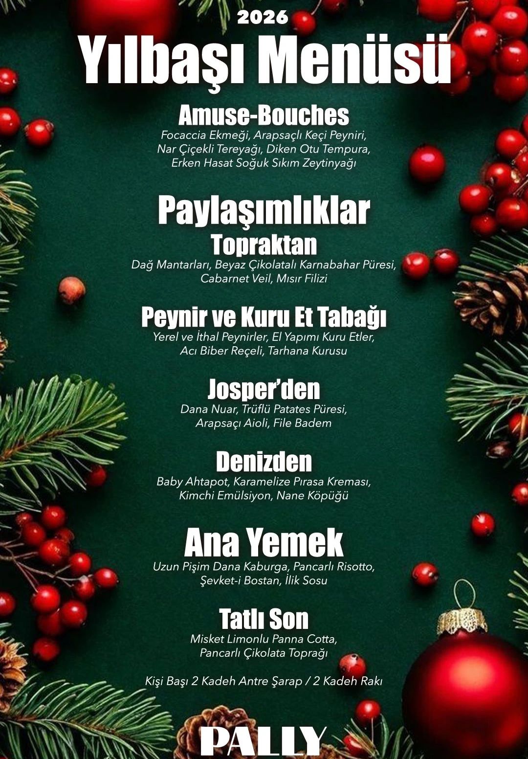YILBAŞI MENÜSÜ