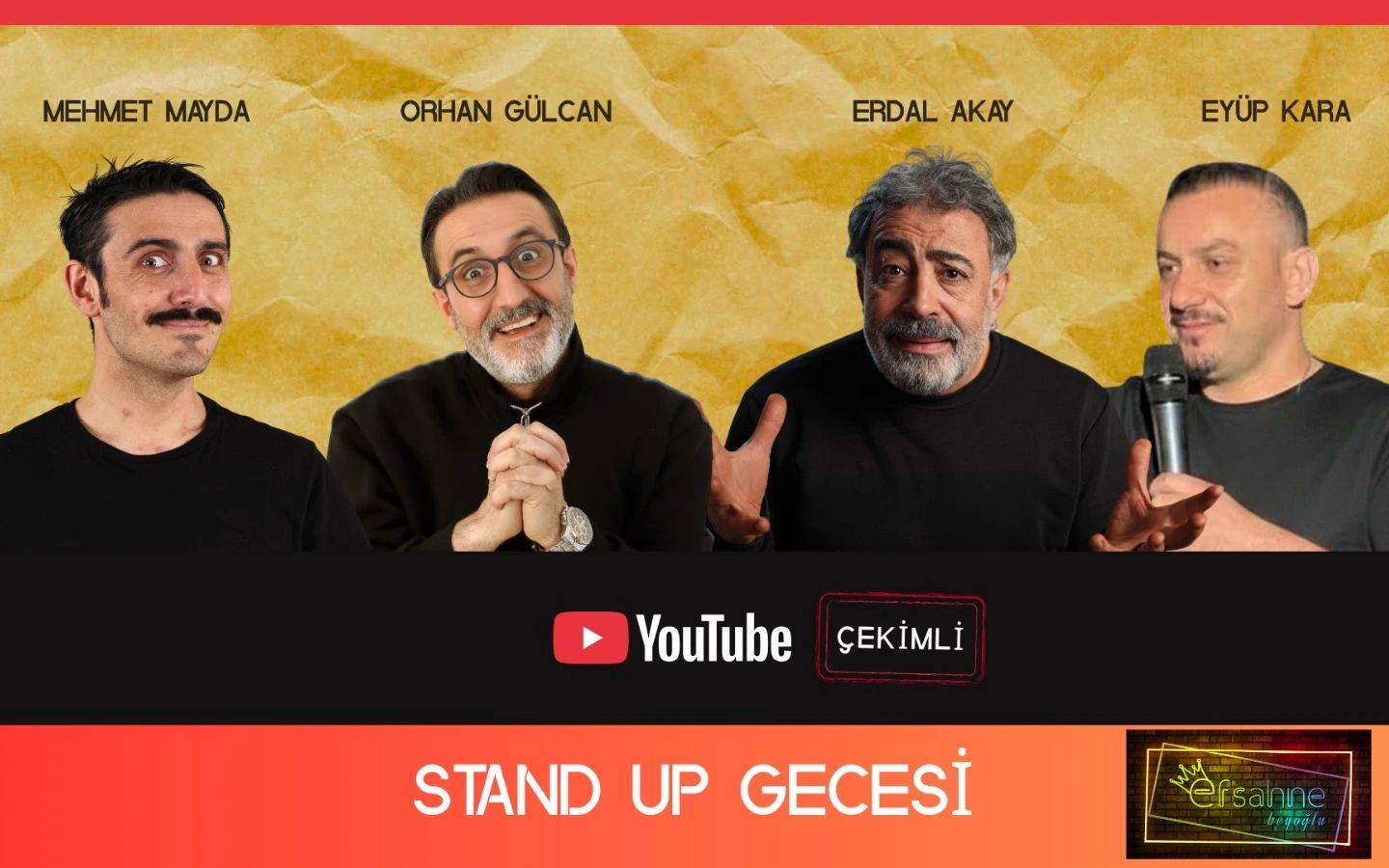 Youtube Çekimli Stand Up Gecesi
