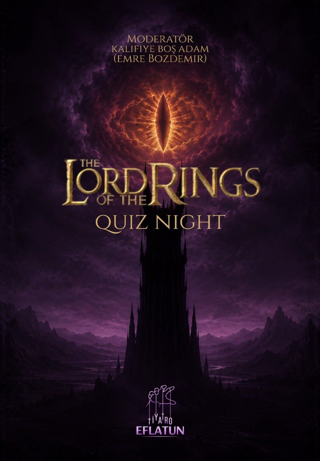 Yüzüklerin Efendisi Lord of Rings Quiz Night