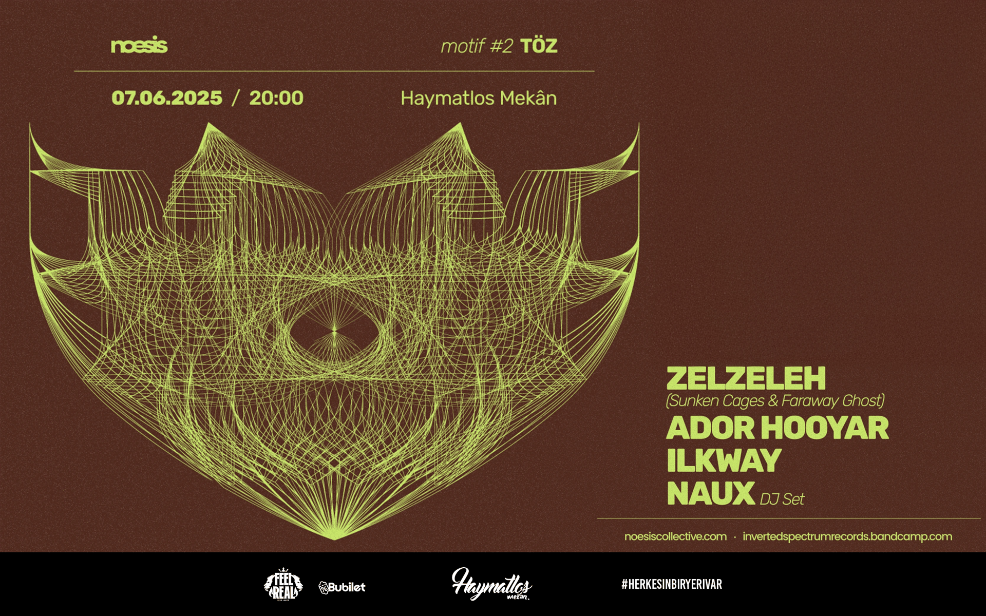 Zelzeleh, Ador Hooyar, Ilkway, Naux - Noesis Collective Motif #2 - Töz