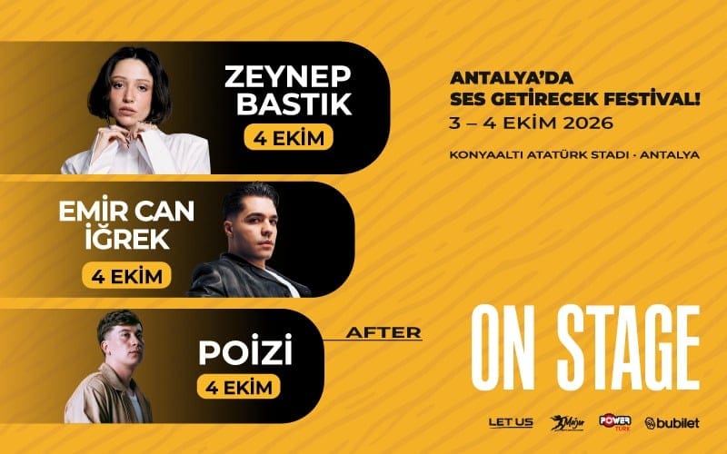 Zeynep Bastık & Emir Can İğrek & Poizi I ON STAGE ANTALYA 2026