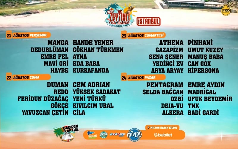 Zeytinli Rock Festivali 2025