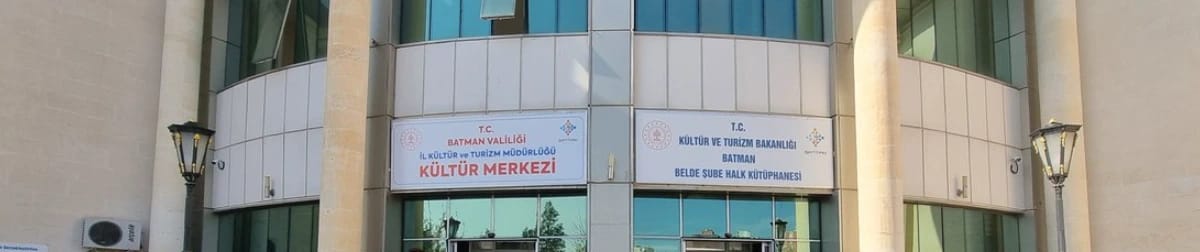 KULLANILMAYACAK Batman Kültür Merkezi görseli