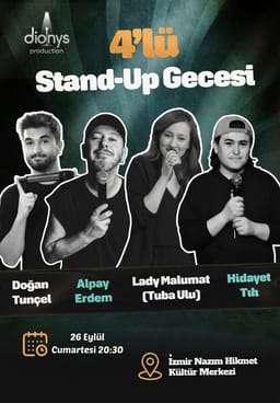 4’lü Stand-Up Gecesi