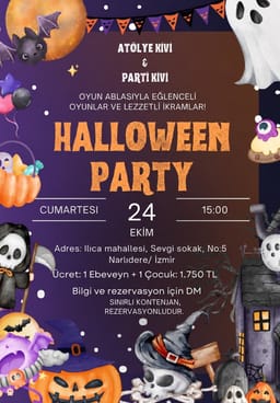 Atölye Kivi & Parti Kivi Halloween Party