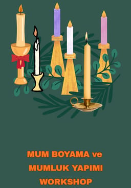 Auroray Art İle Mum Boyama ve Mumluk Workshop