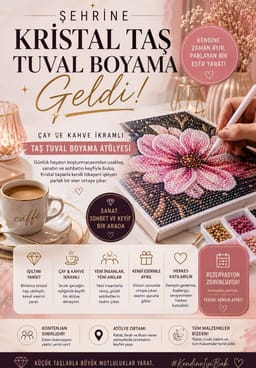 Auroray Art İle Taş Tuval Boyama