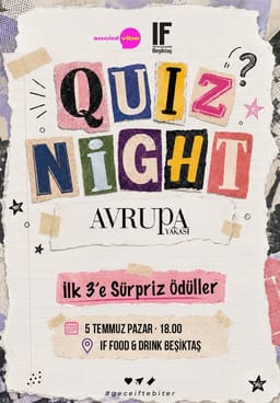 Avrupa Yakası Quiz Night